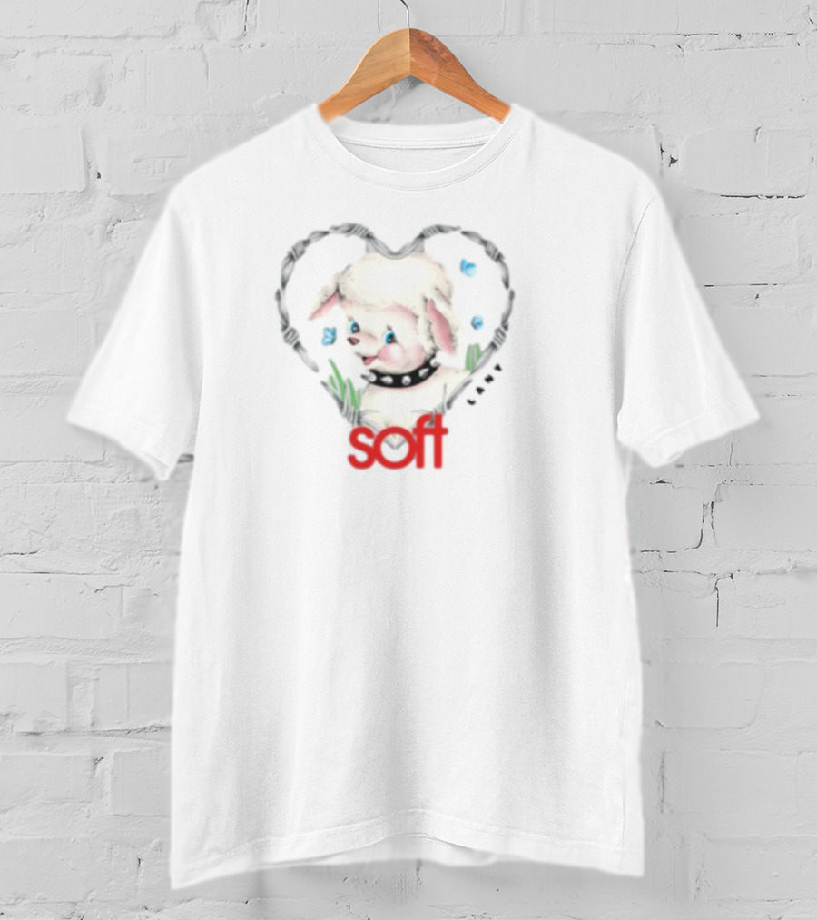 Lany Barbed Wire Lamb Soft Heart T-Shirt