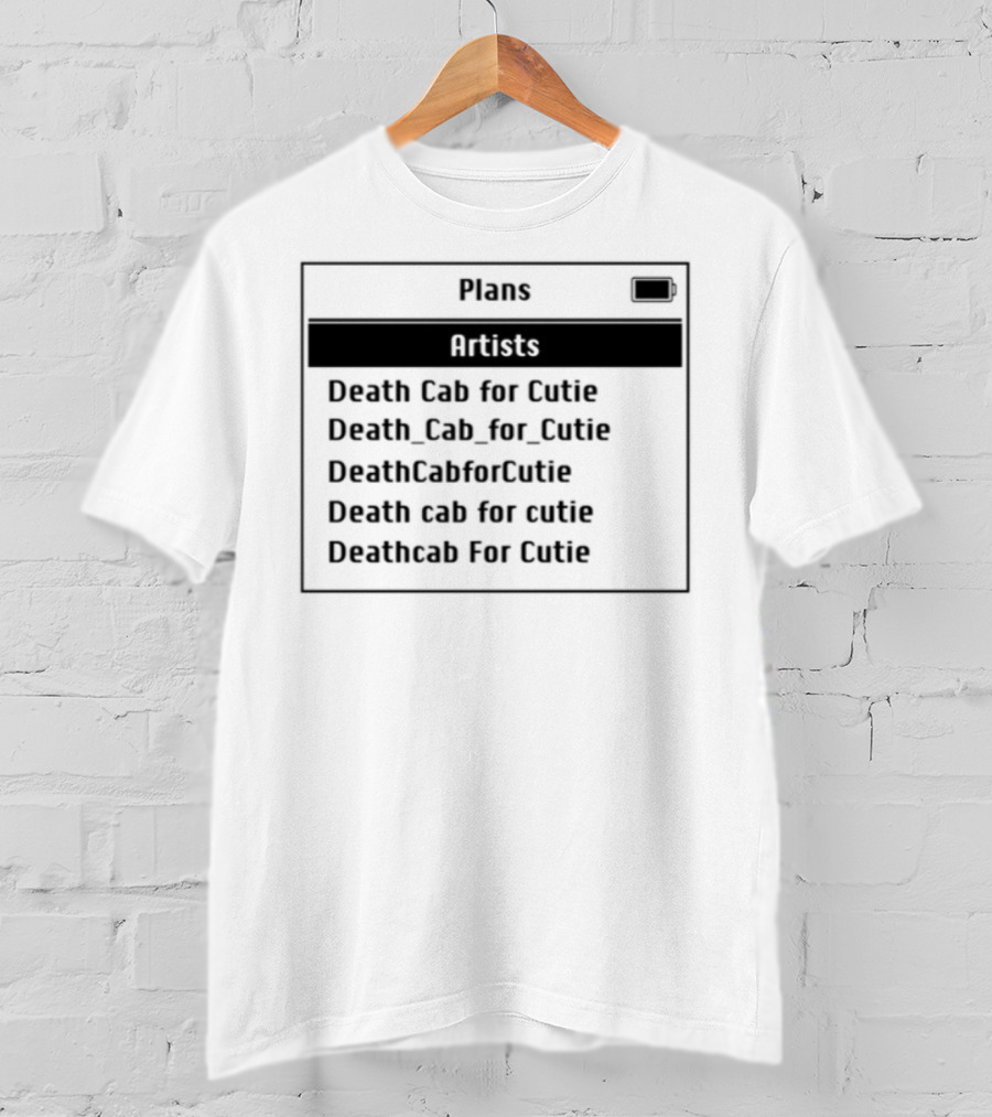 Plans Artists Death Cab For Cutie Coffee Cup T-Shirt