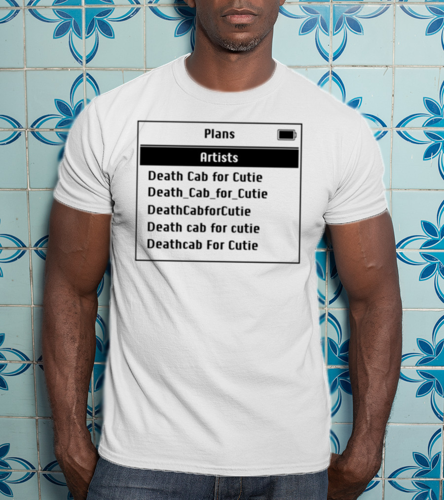 Plans Artists Death Cab For Cutie Coffee Cup T-Shirt