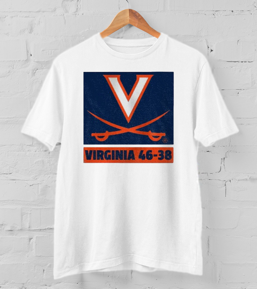 UVA Cavaliers Victory Hoos Did It Again Virginia 46-38 T-Shirt