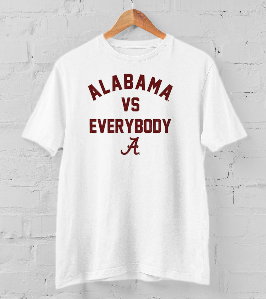 Alabama Crimson Tide Football Alabama Vs Everybody 2025 T-Shirt