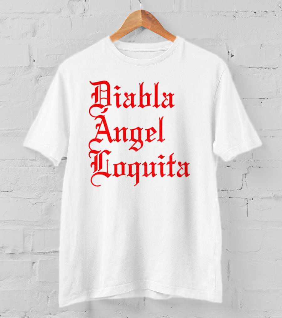 Bad Bunny Diabla Angel Loquita Valentine's Day T-Shirt