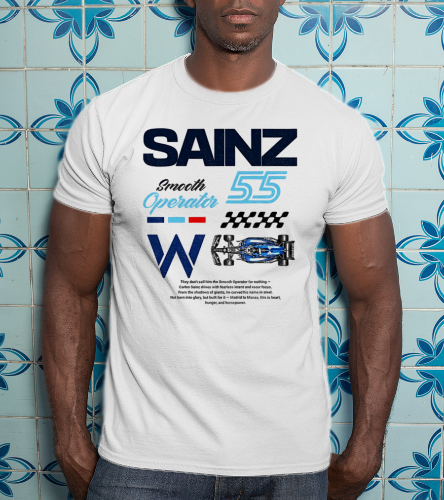 Sainz Operator 55 Williams Racing Smooth Operator T-Shirt