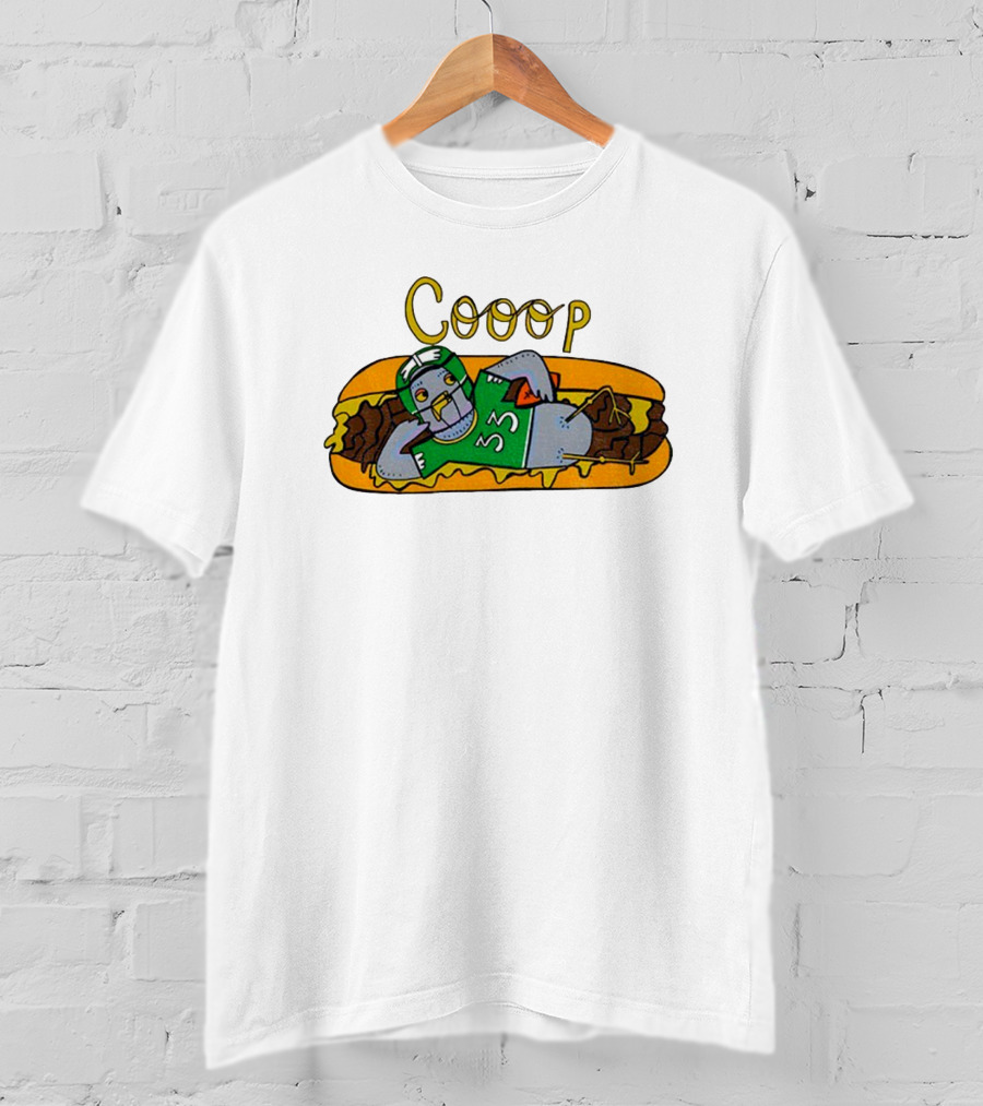 Cooop 33 Philadelphia Eagles Funny Hot Dog Meme T-Shirt
