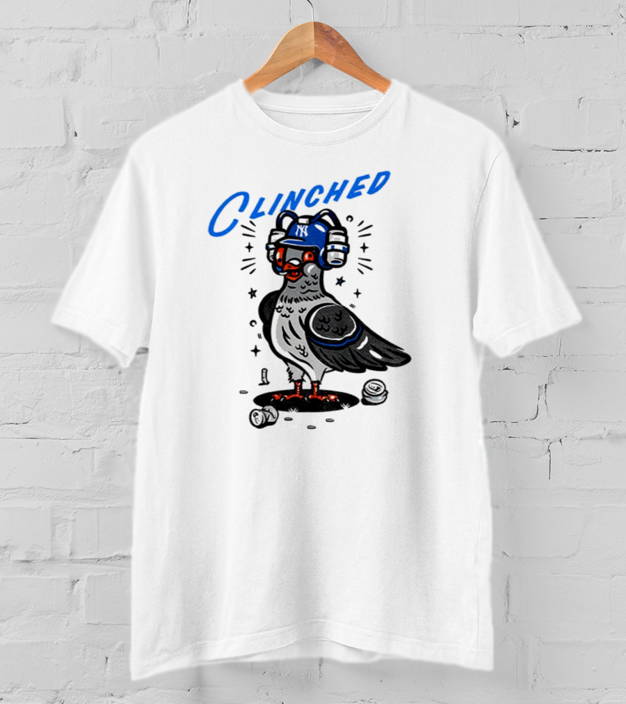 Dove Clinched New York Yankees MLB Baseball 2025 T-Shirt
