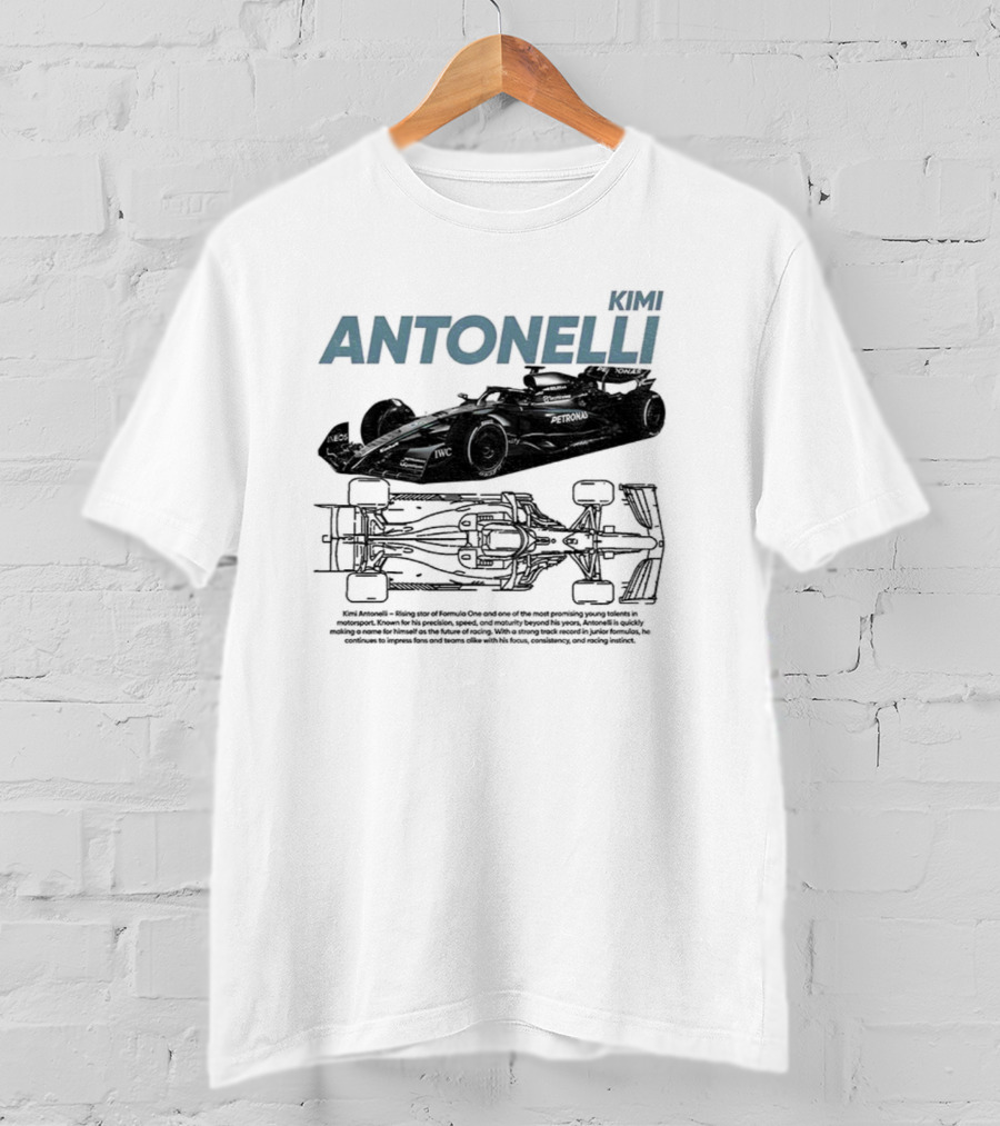 Kimi Antonelli Motorsport Fan Rising Star Formula One Racing Enthusiast T-Shirt