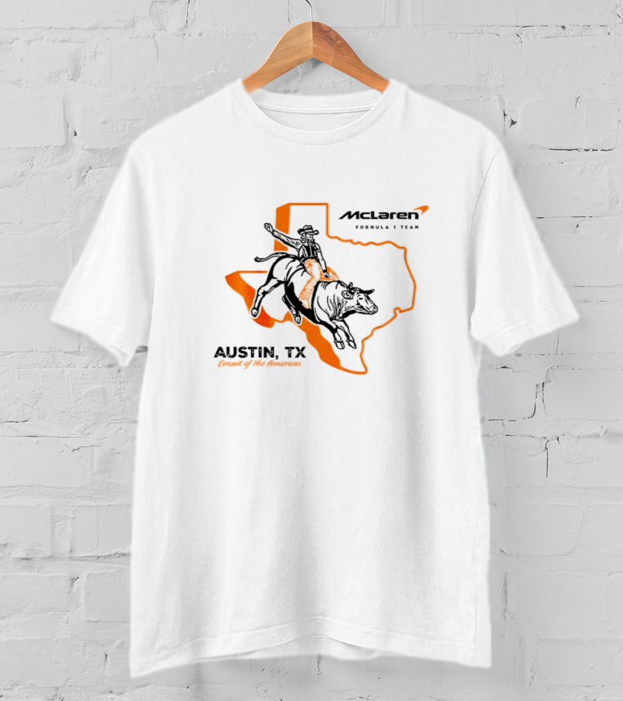 Mclaren Formula 1 Team Texas Circuit Of The Americas Austin TX T-Shirt
