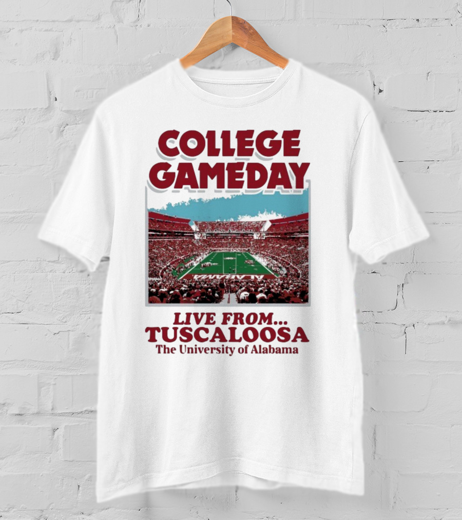 College GameDay Live From Tuscaloosa The University Of Alabama T-Shirt