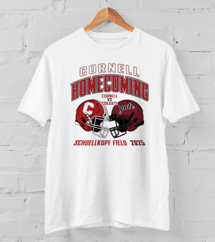 Cornell Homecoming 2025 Cornell Vs Colgate Schoellkopf Field Game Day T-Shirt
