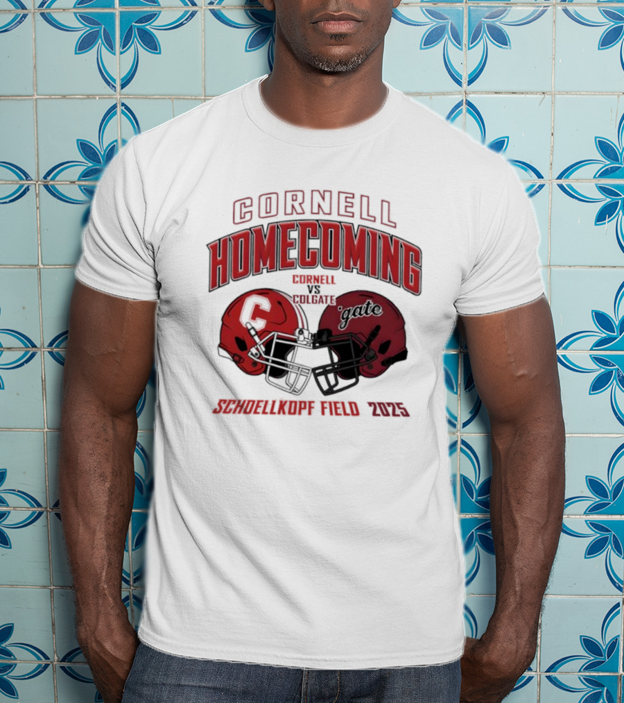 Cornell Homecoming 2025 Cornell Vs Colgate Schoellkopf Field Game Day T-Shirt
