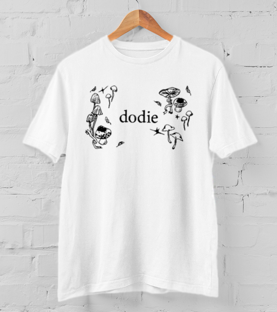 Dodie Aesthetic Mushroom Forest Motif T-Shirt