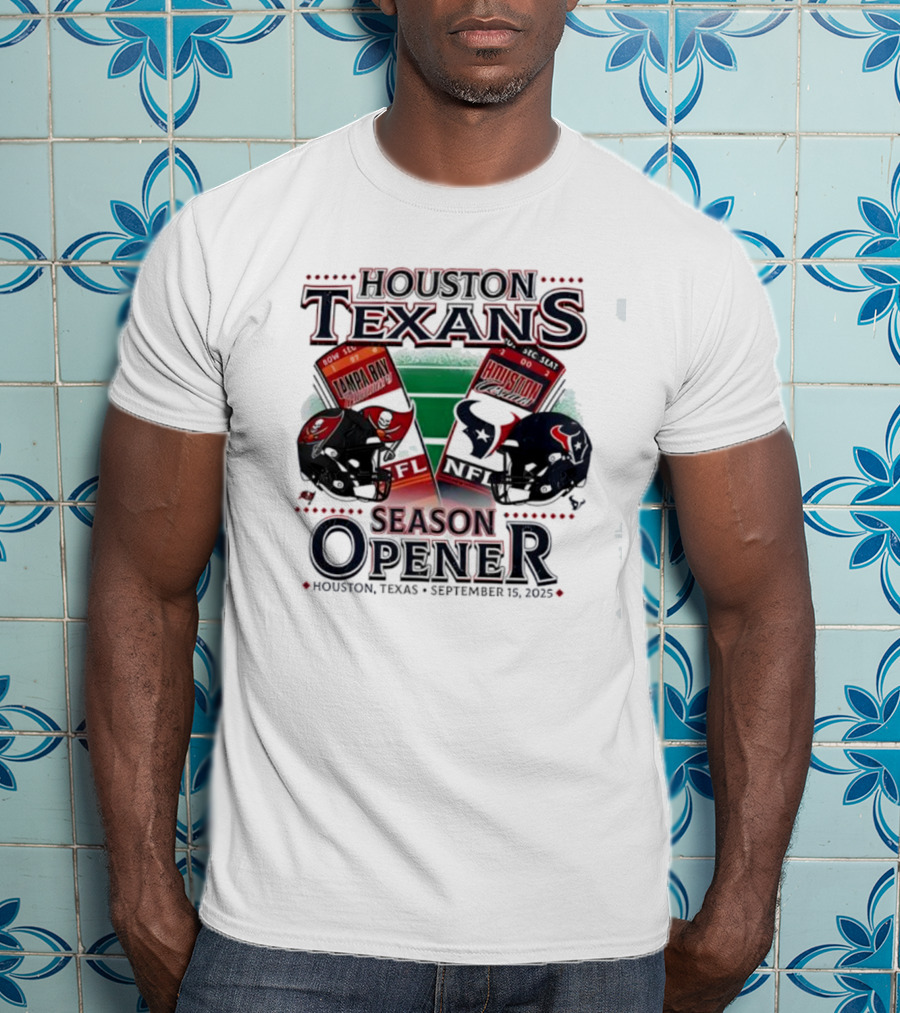 Houston Texans Vs Tampa Bay Buccaneers Season Opener September 15 2023 Houston Texas T-Shirt