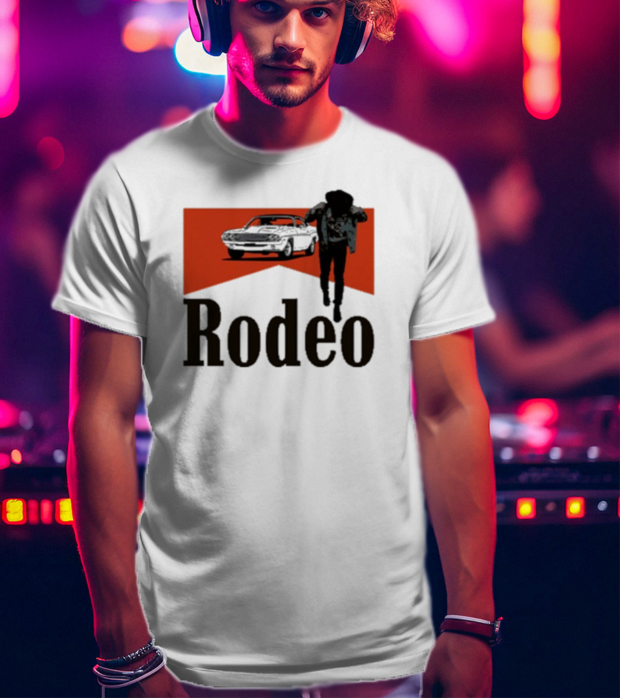 Johnny Stimson Rodeo Car Silhouette T-Shirt