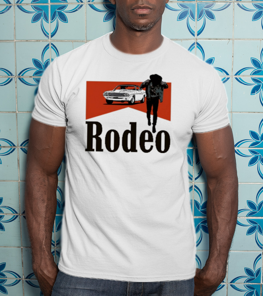 Johnny Stimson Rodeo Car Silhouette T-Shirt