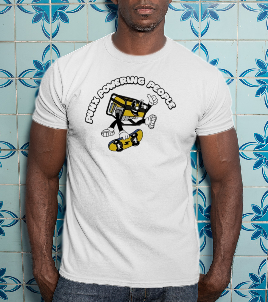 Krang Punx Powering People Skateboarding Adventure T-Shirt