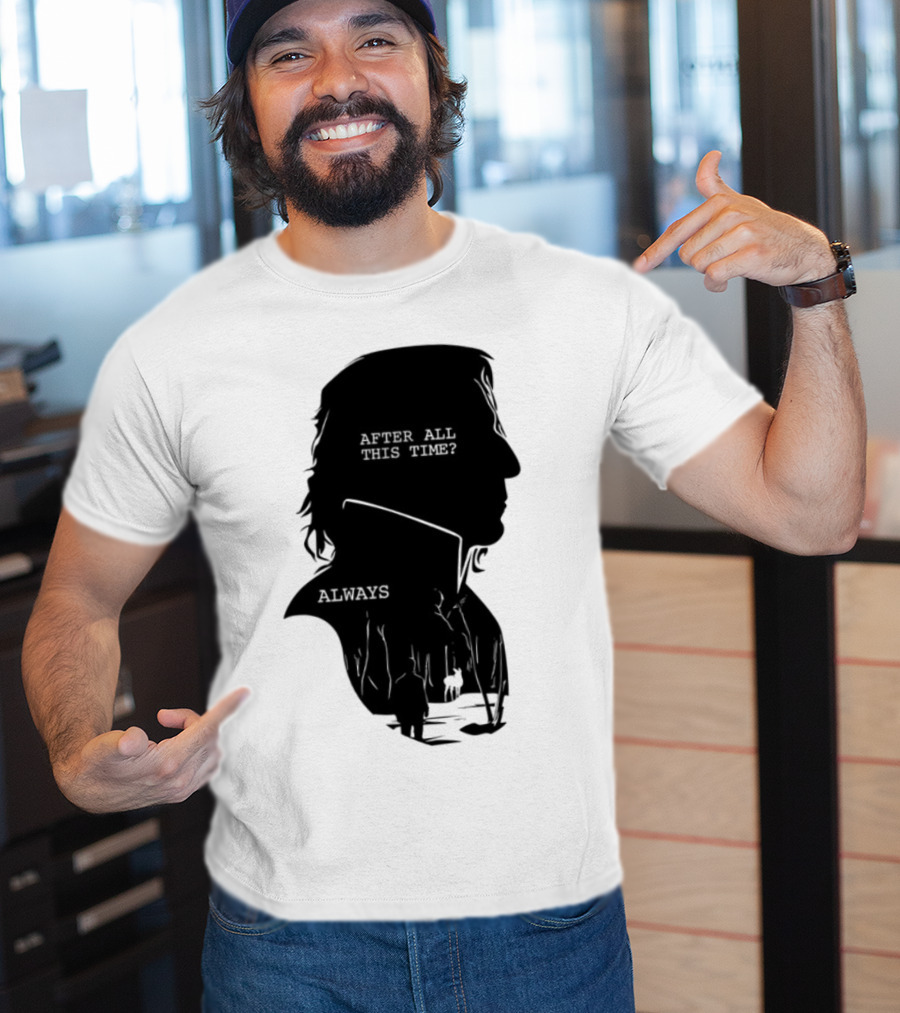 Alan Rickman Always After All This Time Silhouette T-Shirt