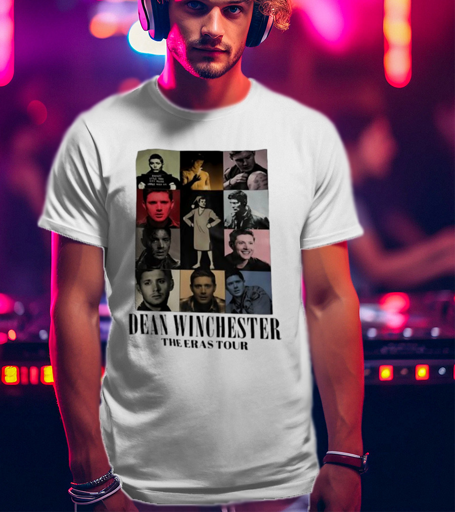 Dean Winchester The Eras Tour Supernatural TV Show T-Shirt