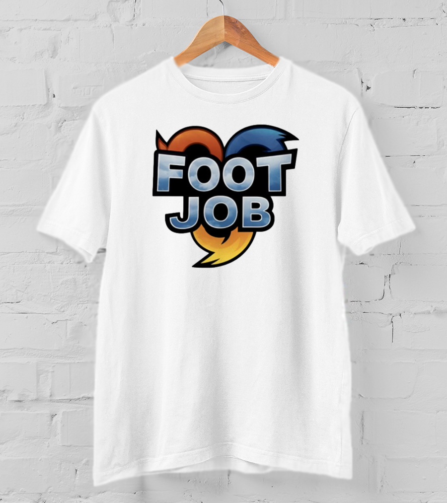 "Footjob Heroes Adventure Icon Parody" T-Shirt