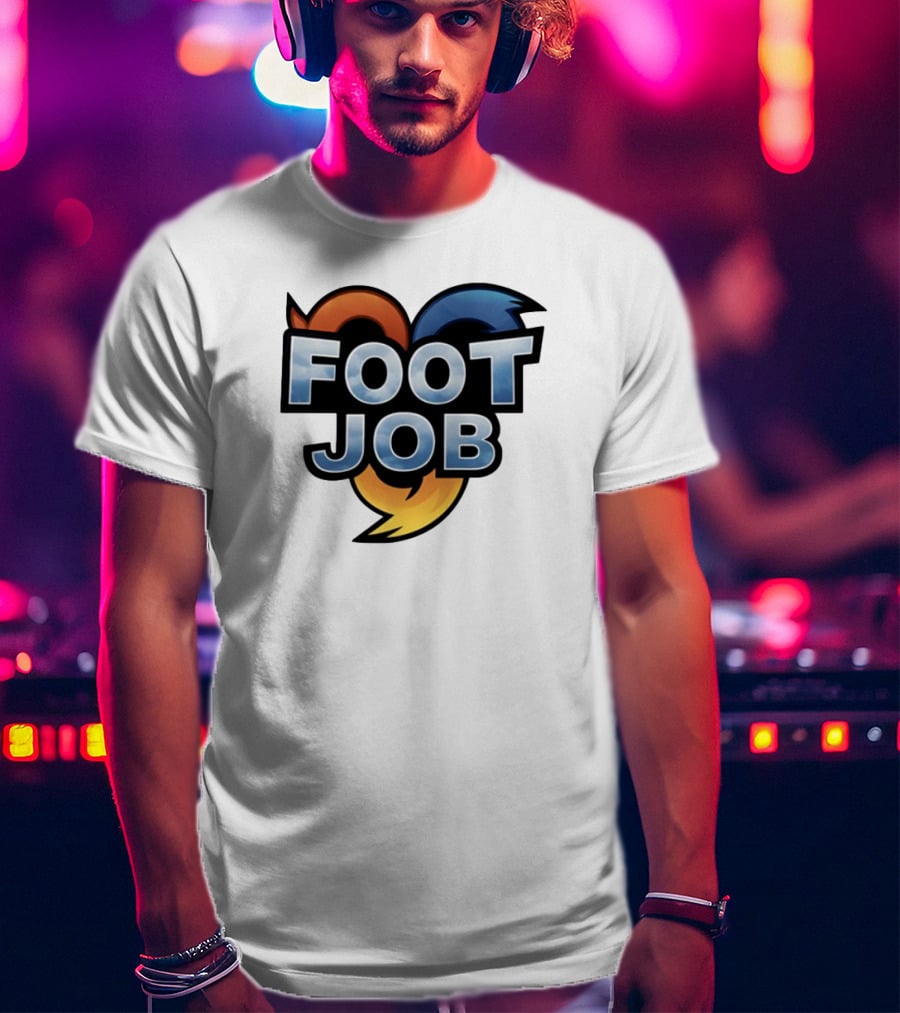 "Footjob Heroes Adventure Icon Parody" T-Shirt