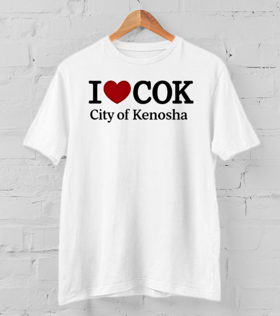 I Love COK Heart City Of Kenosha T-Shirt