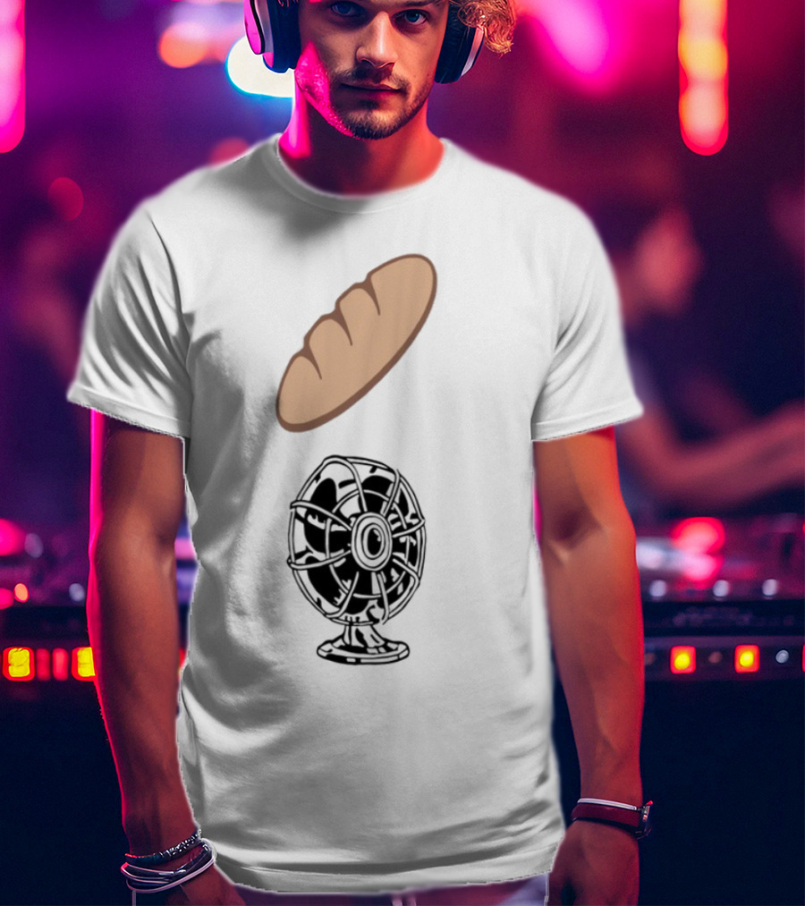 James B. Jones Breadfan Baguette And Fan Icon T-Shirt