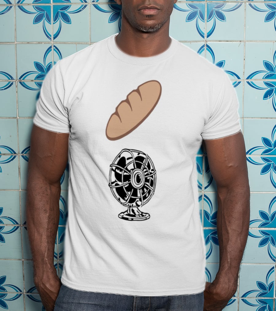 James B. Jones Breadfan Baguette And Fan Icon T-Shirt