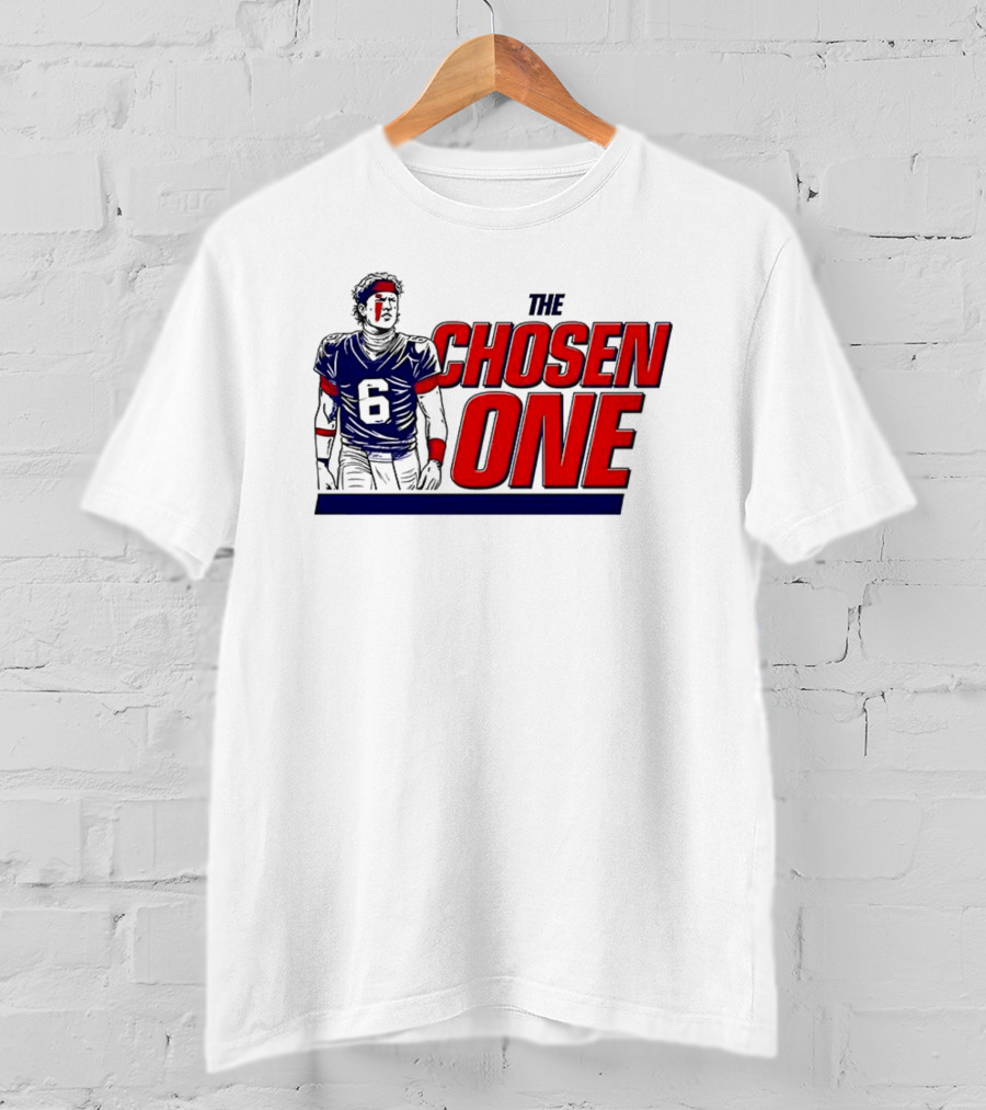 Jaxson Dart New York Giants The Chosen One T-Shirt