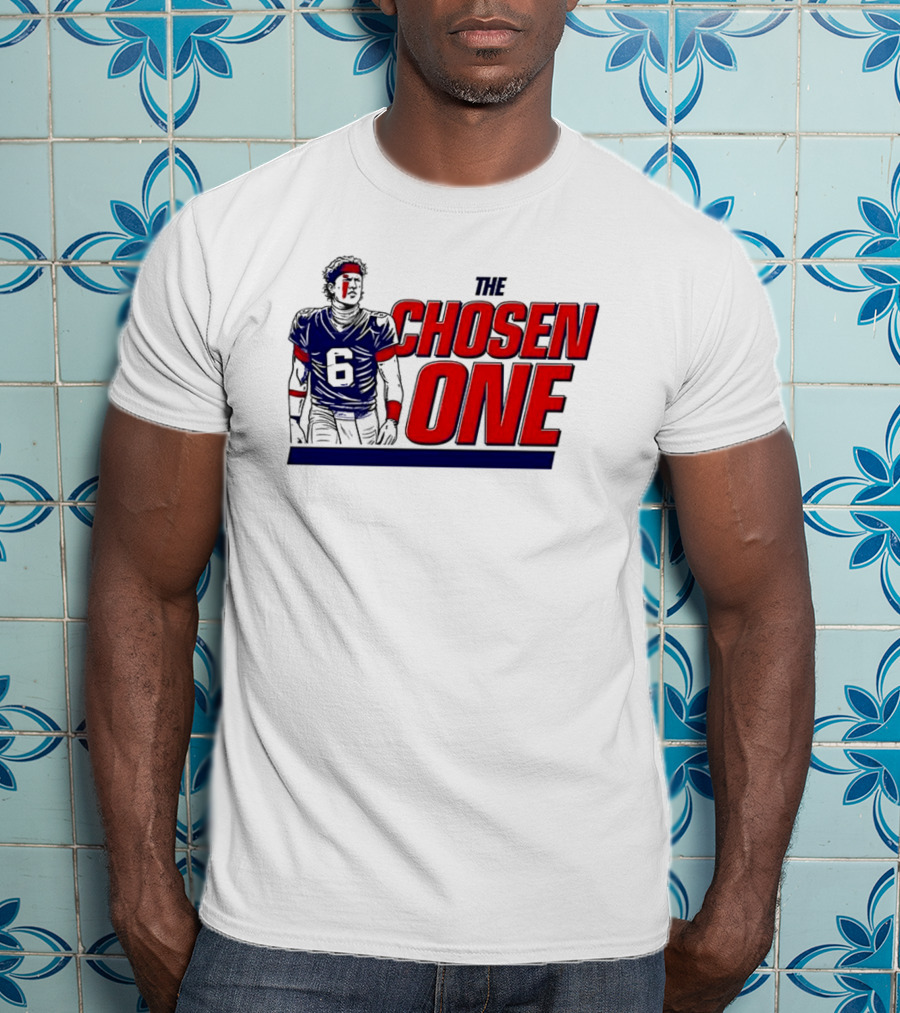 Jaxson Dart New York Giants The Chosen One T-Shirt