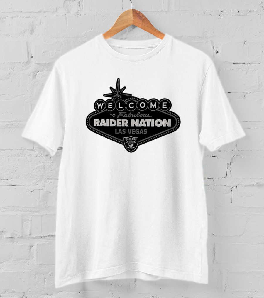 Welcome To Fabulous Raider Nation Las Vegas Raiders NFL Retro T-Shirt