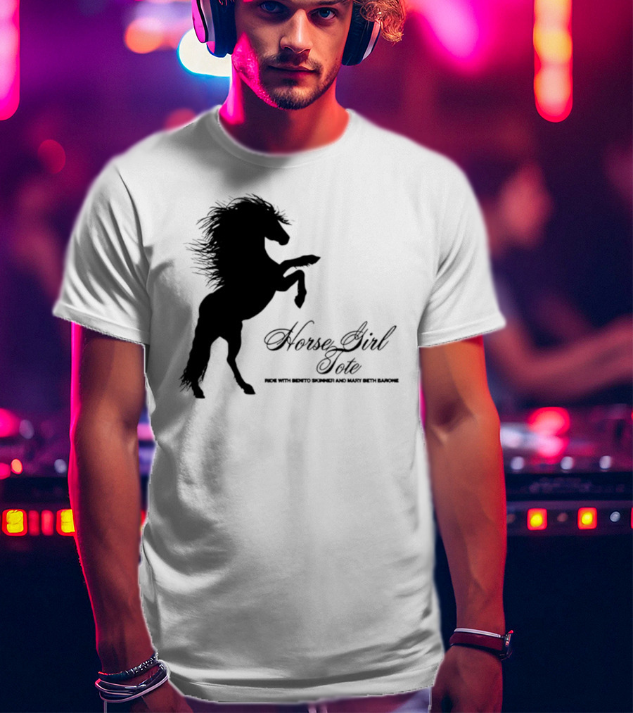 Ride Horse Cowgirl Country Girls Love Cowboys T-Shirt