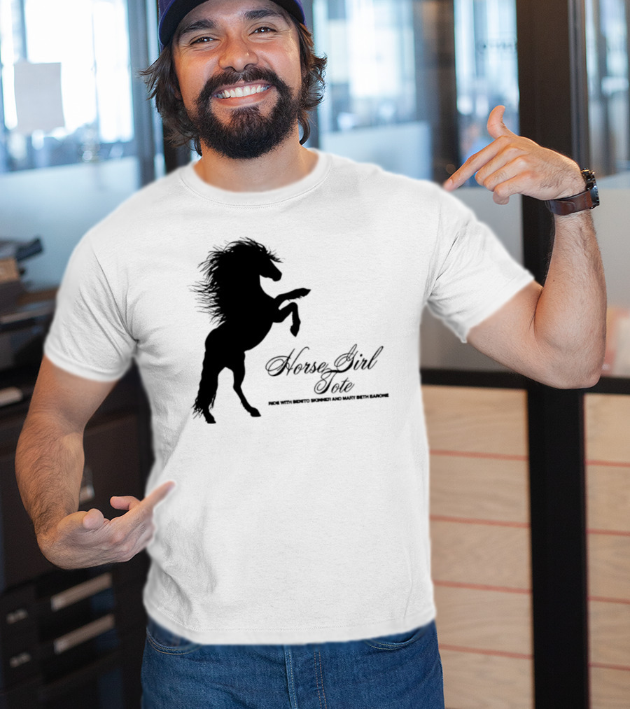 Ride Horse Cowgirl Country Girls Love Cowboys T-Shirt