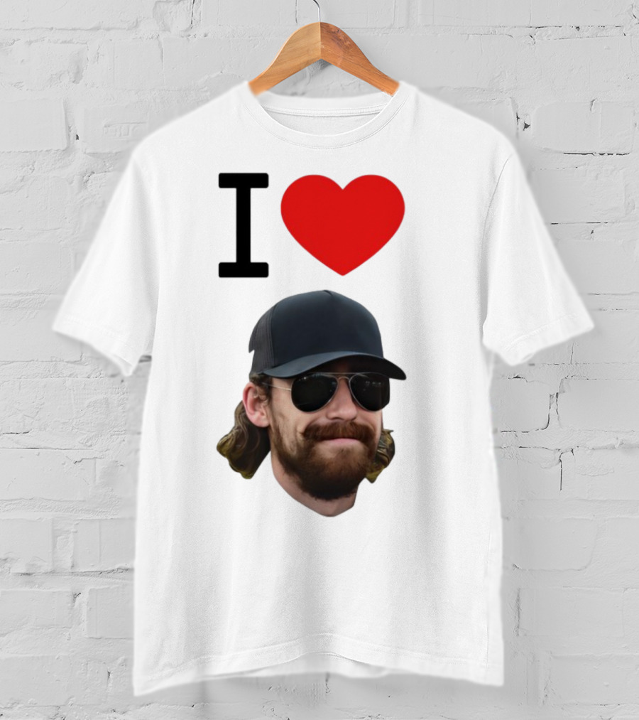 I Heart Ryan Blaney Racing Fan Apparel T-Shirt