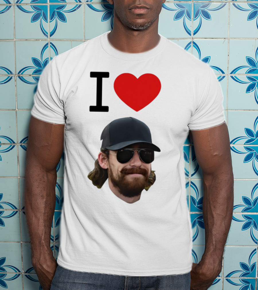 I Heart Ryan Blaney Racing Fan Apparel T-Shirt