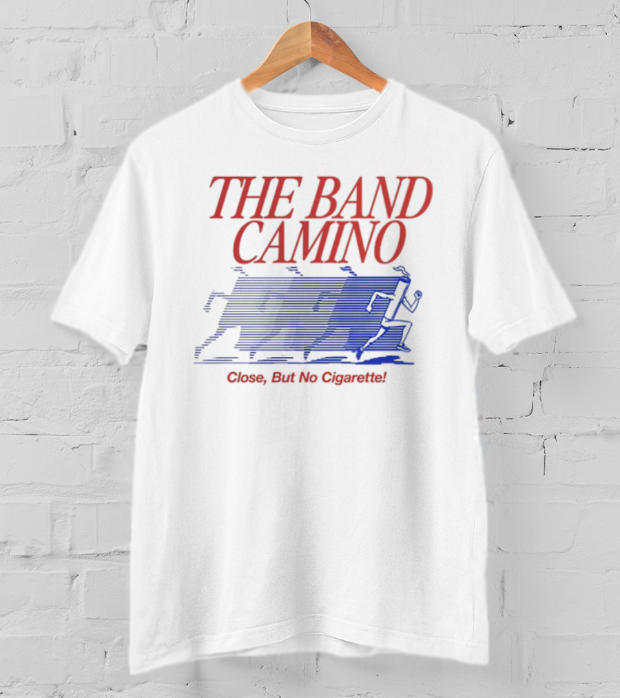 The Band Camino Close But No Cigarette Running Figures T-Shirt