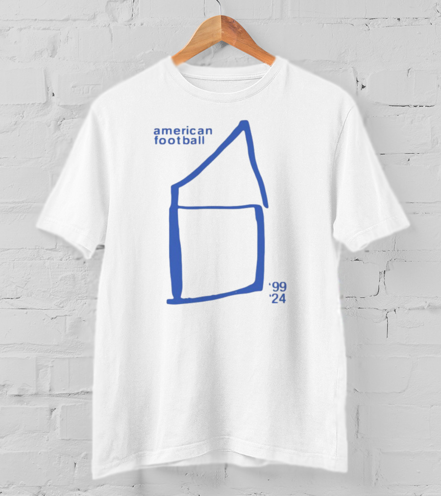American Football 25th Anniversary Tour 1999-2024 House Sketch T-Shirt
