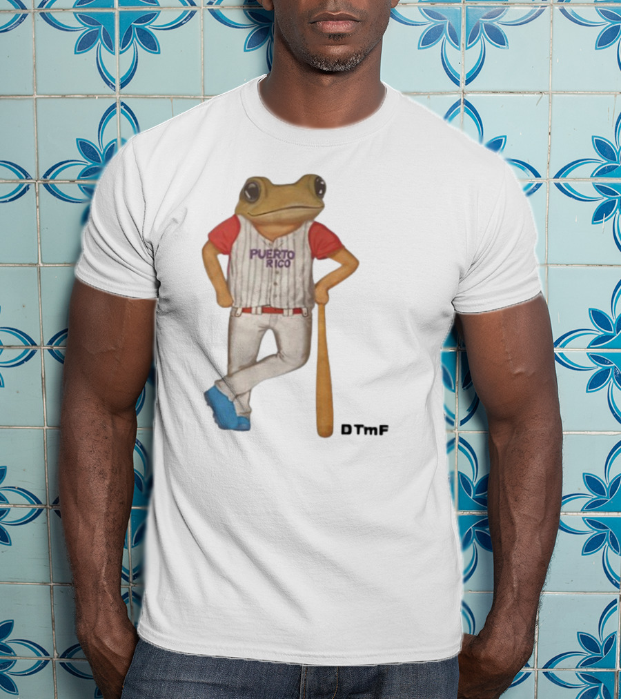 Bad Bunny DTMF Coquí Puerto Rico Baseball T-Shirt