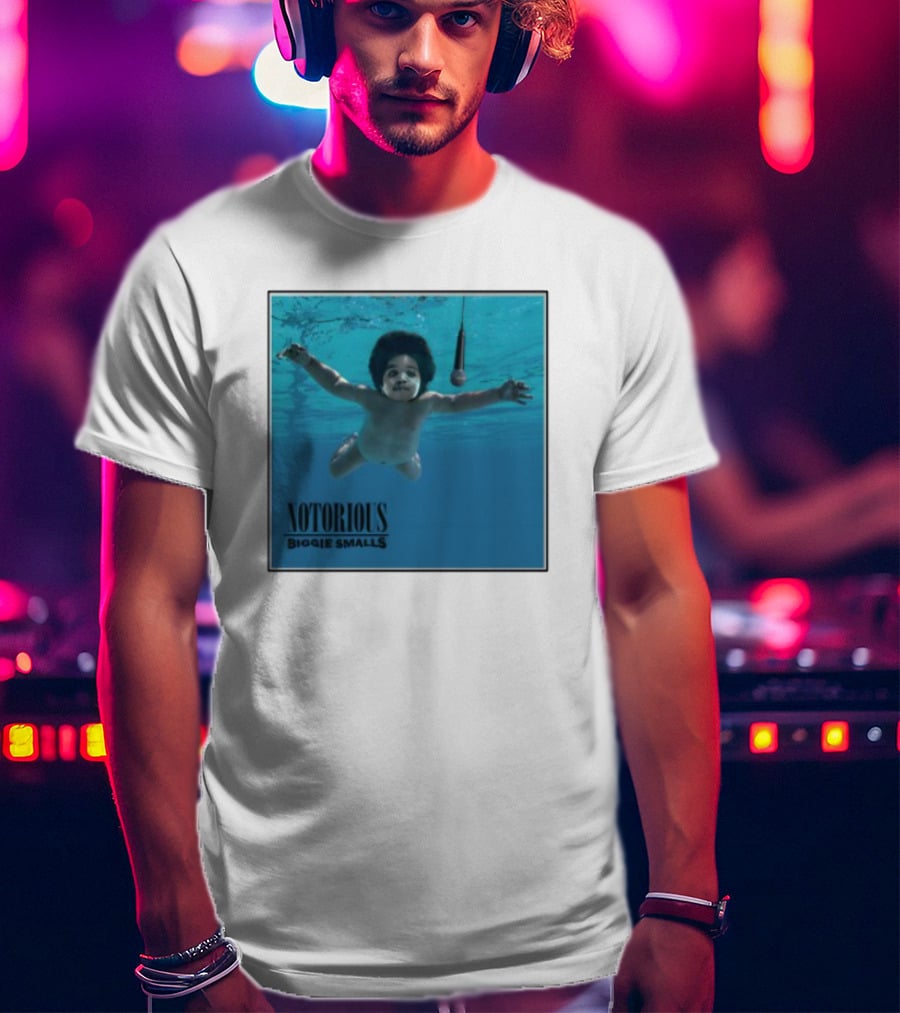 Eggs Tyrone Notorious Biggie Smalls Baby Swimming Microphone T-Shirt