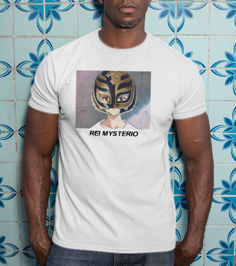 Goofyahhtees Rei Mysterio Anime Mask Fusion T-Shirt