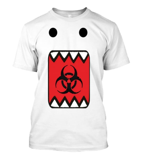 Romanceplanet Domo Kun Biohazard Symbol Design T-Shirt
