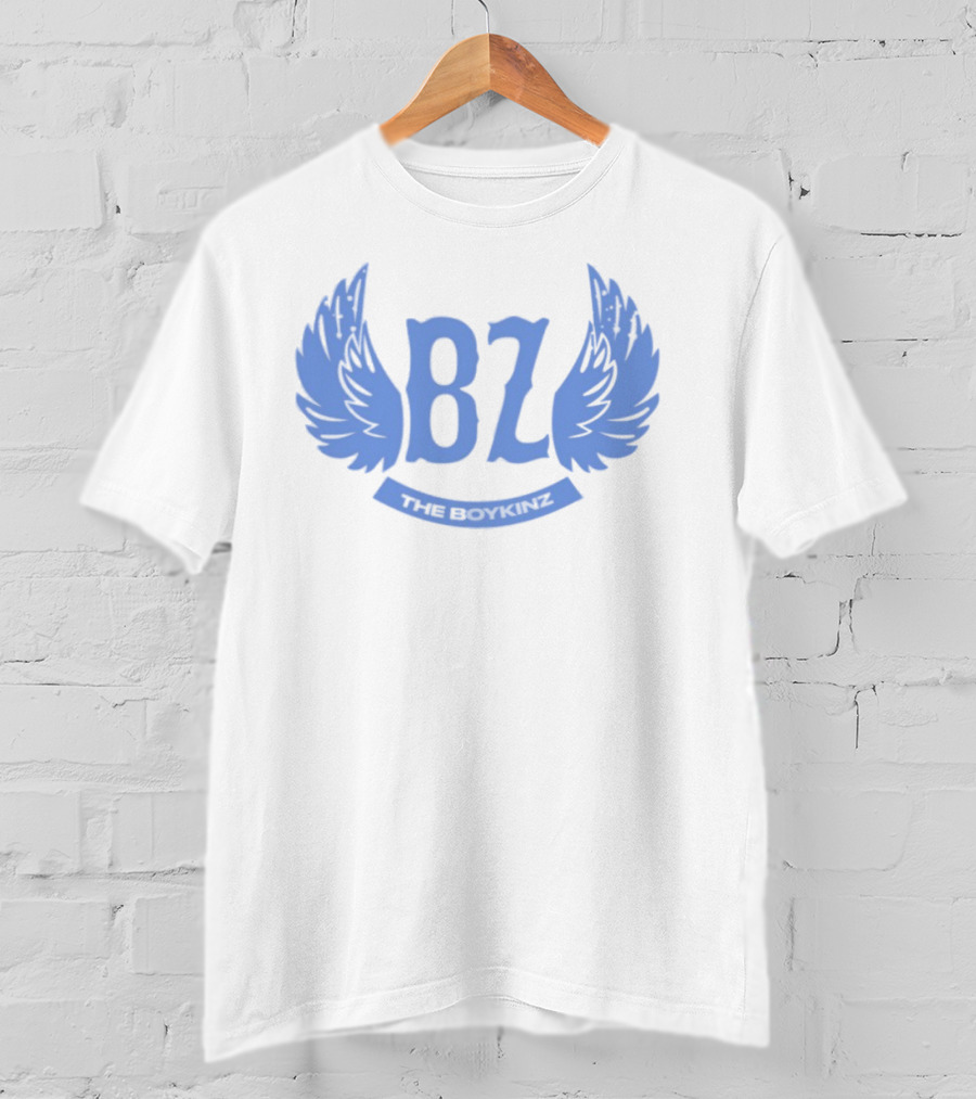 BZ The Boykinz Wings Emblem Blue T-Shirt