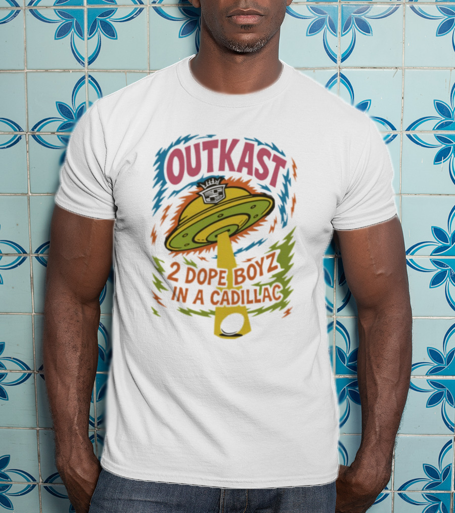 Outkast 2 Dope Boyz In A Cadillac UFO Yolk Eggs Tyrone T-Shirt