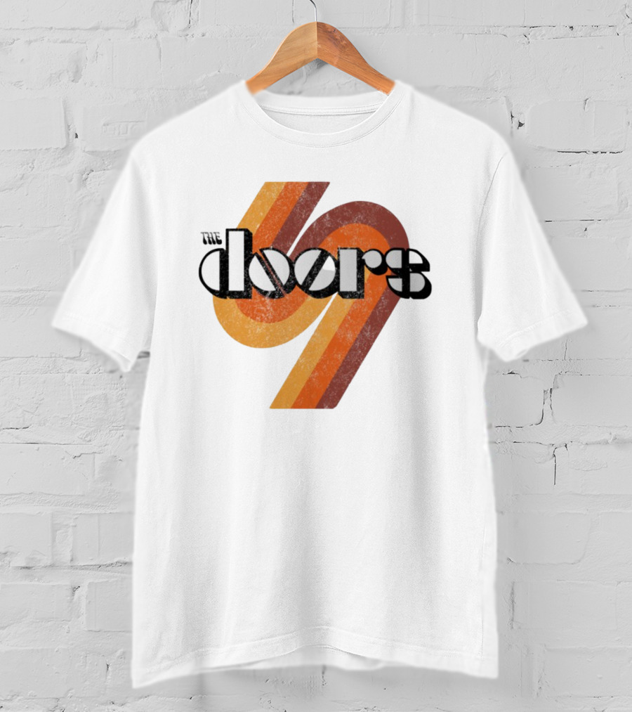The Doors 1969 Retro Vintage Distressed 70s Style Classic Rock Icon T-Shirt