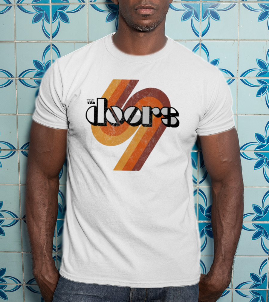 The Doors 1969 Retro Vintage Distressed 70s Style Classic Rock Icon T-Shirt