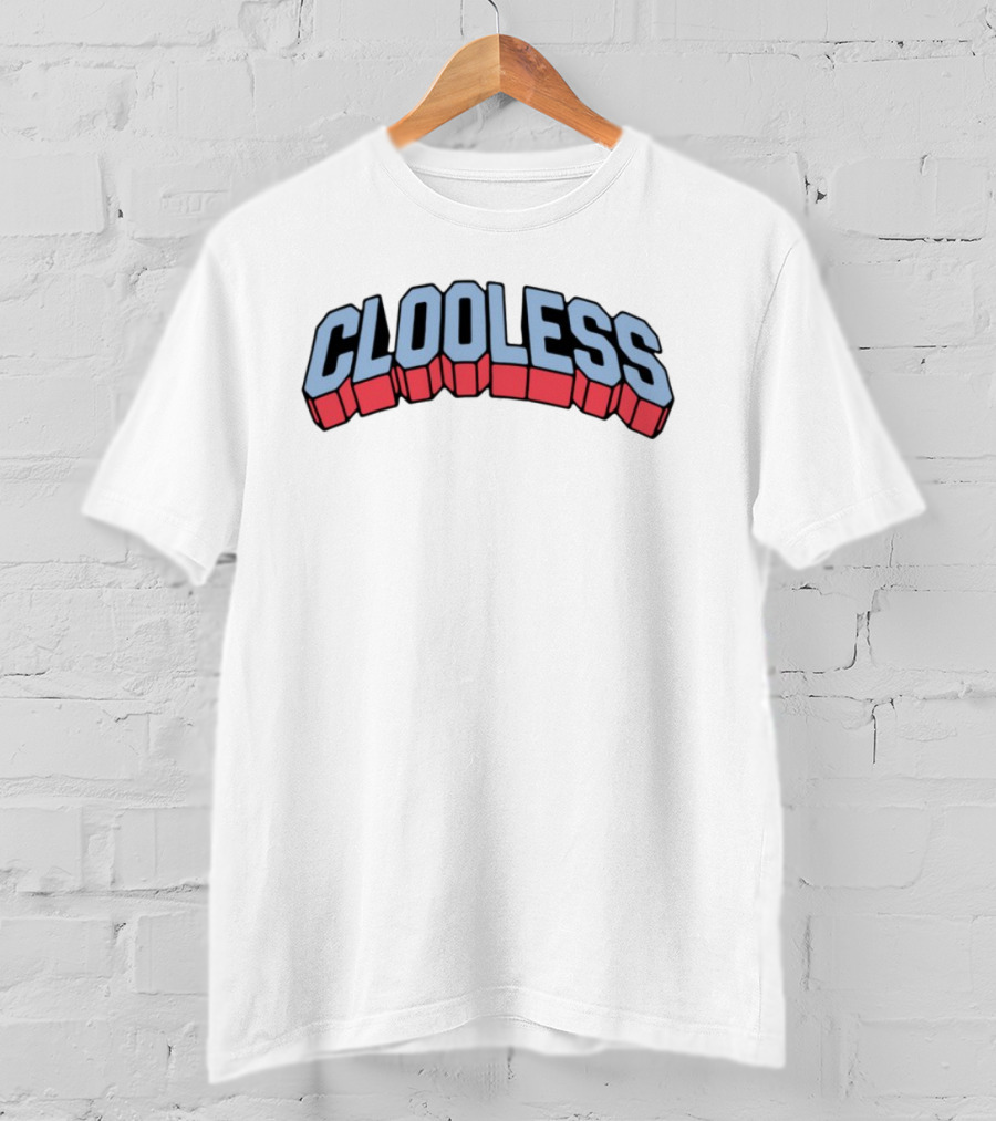 Clooless Podcast Block Party Retro Style Text T-Shirt