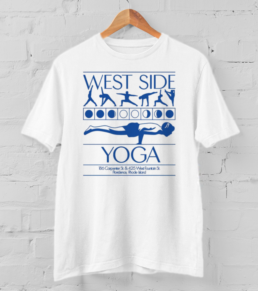 West Side Yoga Providence Rhode Island 186 Carpenter 425 West Fountain ElizabethGoodspeed T-Shirt