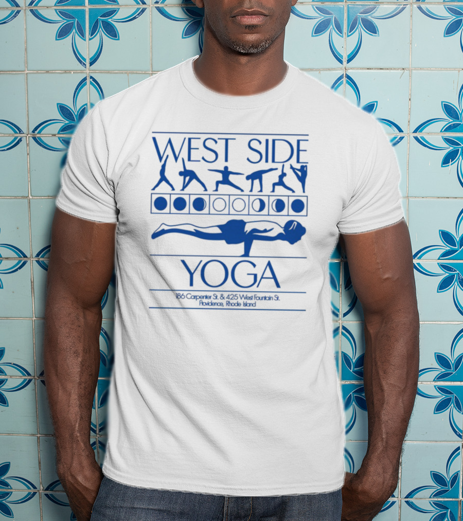 West Side Yoga Providence Rhode Island 186 Carpenter 425 West Fountain ElizabethGoodspeed T-Shirt