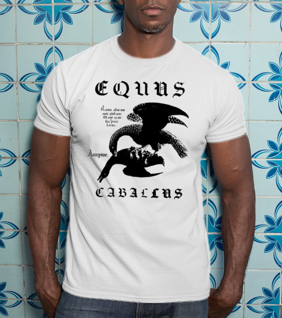 Equus Equi Caballus Latin Horse Text T-Shirt