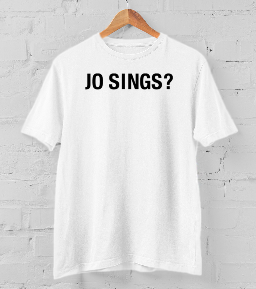 Jo Sings Question Mark T-Shirt