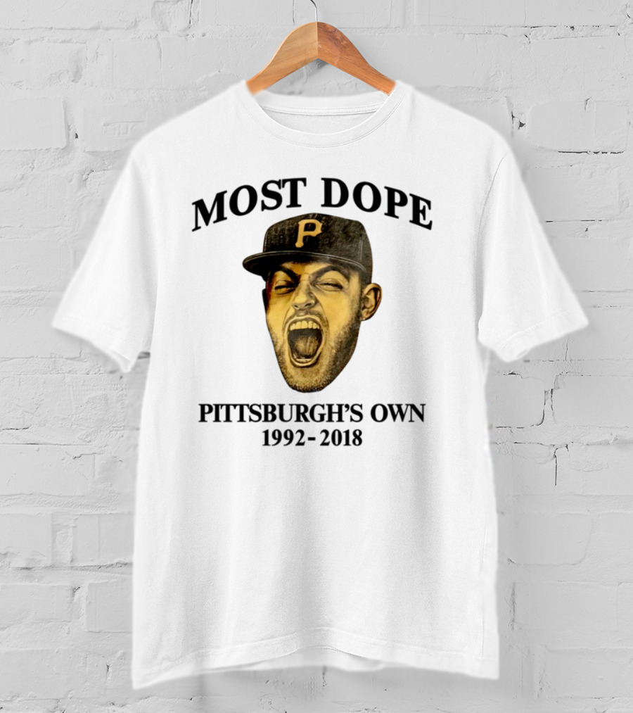 Most Dope Pittsburgh's Own 1992 2018 P Hat Tribute T-Shirt