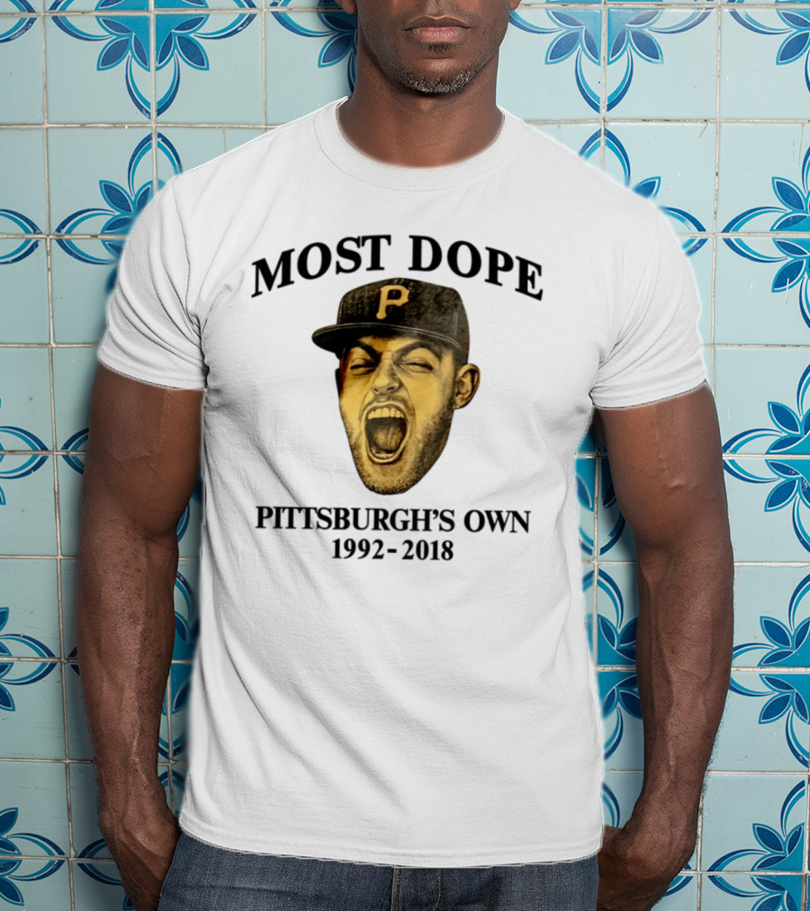Most Dope Pittsburgh's Own 1992 2018 P Hat Tribute T-Shirt